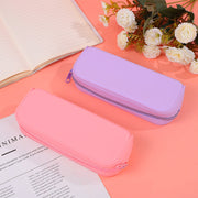 ペンケース 筆箱 ペン入れ ペンホルダー ファスナー カラバリ豊富 かわいい シンプル 文房具