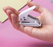 穴あけパンチ 1穴パンチ 6mm 単穴 小型 パンチ ミニサイズ コンパクト 事務用品 文具 ハンディ 紙用 携帯 持ち運び かわいい