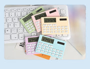 電卓 小型 薄型 ポケットサイズ 携帯用 学生 文房具 計算機 デスク 学習 勉強 オフィス 家計簿 かわいい シンプル 事務