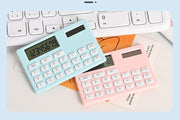 電卓 小型 薄型 ポケットサイズ 携帯用 学生 文房具 計算機 デスク 学習 勉強 オフィス 家計簿 かわいい シンプル 事務