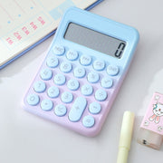 電卓 計算器 事務用品 文房具 ステーショナリー 8桁表示 ミニサイズ コンパクトサイズ 手のひらサイズ グラデーションカラー カジュアル ポップ 可愛い かわいい キュート おしゃれ 学生 オフィス 経理 家計簿 勉強 持ち歩き
