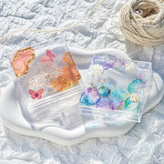 シール ステッカー 15枚入り 水彩風 手帳デコ ハンドメイド ノート DIY 日記 招待状 レター カラフル かわいい おしゃれ 装飾 デコレーション プレゼント 文房具