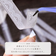 シール ステッカー 20枚入り レースモチーフ 手帳 日記 デコレーション スクラップブッキング ノート アルバム ラッピング 文房具 ジャーナル
