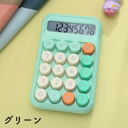 電卓 計算機 電池式 8桁表示 文房具 事務用品 オフィス 卓上 学生 経理 会計 家計簿 勉強 オフィス 文房具 デスク用品 小型 携帯 かわいい