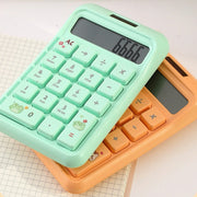 電卓 計算機 電池式 ソーラー式 10桁表示 文房具 事務用品 オフィス 卓上 学生 経理 会計 家計簿 勉強 オフィス 文房具 デスク用品 小型 携帯 かわいい