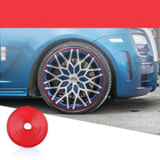 ホイールリムステッカー 8m リムテープ リムガード カーステッカー 車用品 カー用品 ホイール リム ステッカー シール 粘着テープ 装飾