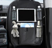 シートバックポケット キックガード 車内収納 車載 カー用品 バックシート 後部座席 大容量 防水 小物入れ ドリンクホルダー