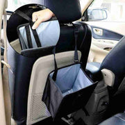 車用収納ボックス ゴミ箱 車内収納 吊り下げ ヘッドレスト 取り付け簡単 後部座席 折りたたみ スナップボタン オックスフォード 小物入れ カー用品 車用品 折り畳み 整理整頓 スッキリ