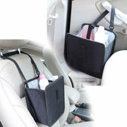 車用収納ボックス ゴミ箱 車内収納 吊り下げ ヘッドレスト 取り付け簡単 後部座席 折りたたみ スナップボタン オックスフォード 小物入れ カー用品 車用品 折り畳み 整理整頓 スッキリ