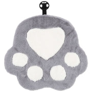 車用シートクッション 肉球 猫 かわいい カークッション カーシートクッション 約49×43cm ふわふわ バックル付き ずれ防止 運転席 助手席 車用座布団 シートクッション 椅子用クッション オフィスチェア 座布団 車内インテリア