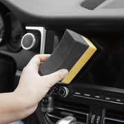 タイヤワックススポンジ 単品 1個 洗車スポンジ ケース付き 蓋付き 車用品 カー用品 メンテナンス用品 洗車用品 洗車グッズ ワックスがけ 汚れ落とし ホコリ取り アーチ型 カーブ 車内 タイヤ 洗車用スポンジ ワックススポンジ コンパクト 便利