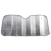 フロントサンシェード 車用品 カー用品 日よけ 日焼け防止 劣化防止 フロントガラス バイザー サンシェード コンパクト 収納 省スペース 折りたたみ 車 便利グッズ 猛暑対策 カーアクセサリー 紫外線対策 銀色 単色 簡単