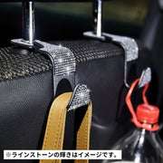 シートフック 2個セット ヘッドレストフック カー用品 車載ホルダー 車内収納 後部座席 引っ掛け 吊り下げ 車用ハンガー 荷物掛け カバン掛け 鞄掛け 荷崩れ防止 便利
