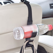 ヘッドレストフック 2個セット シートフック 車内用 フック カー用品 車内アクセサリー 車内収納用品 後部座席 シート裏