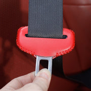 シートベルトカバー バックルカバー 2個セット カー用品 保護カバー 傷防止 防音カバー 擦れ防止 レザー調 粘着式 貼り付け 取り付け簡単 内装カスタム カスタムパーツ カーアクセサリー おしゃれ シック カスタマイズ