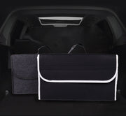 車内収納ボックス 持ち手付き 折りたたみバッグ 車用収納用品 カーアクセサリー 鞄 かばん 箱型 コンパクト 持ち運び 大容量 整理整頓 トランクボックス