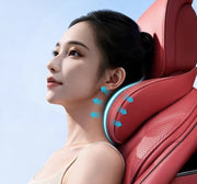 カークッション ネッククッション ヘッドレスト シートクッション ネックピロー 車用 カー用品 レザー調 首 頭 ベルト固定 座席 椅子 長距離ドライブ 運転 枕 ネックパッド 車載 サポート 高級感