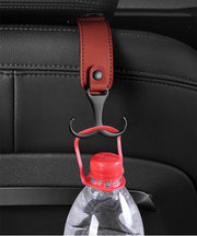 シートフック ヘッドレストフック ダブルフック 単品 1個 カラビナ 荷物掛け カー用品 車用品 荷掛け ゴミ袋 買い物袋 カーアクセサリー カーフック 車内収納 引っ掛け 後部座席 車載 省スペース ホルダー シンプル おしゃれ かっこいい スタイリッシュ カジュアル
