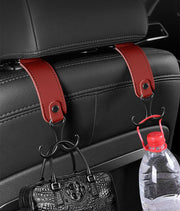 シートフック ヘッドレストフック ダブルフック 単品 1個 カラビナ 荷物掛け カー用品 車用品 荷掛け ゴミ袋 買い物袋 カーアクセサリー カーフック 車内収納 引っ掛け 後部座席 車載 省スペース ホルダー シンプル おしゃれ かっこいい スタイリッシュ カジュアル