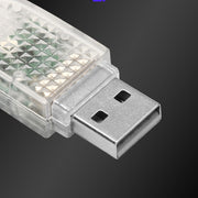 LEDライト USBライト ルームランプ 車内灯 ミニライト カー用品 カーアクセサリー 照明 フロアライト コンパクト インテリア パソコン おしゃれ
