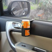 ドリンクホルダー 車用 車載 カップホルダー フック付き 引っ掛け 取り付け簡単 車内収納 カーアクセサリー カー用品 内装用品 スマホホルダー 小物入れ 便利 シンプル ブラック 黒