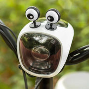 バイク用アクセサリー ペア 2個セット バイク用パーツ 目玉 ハート 粘着テープ 簡単装着 ワンポイント お洒落 可愛い ユニーク キュート 装飾 飾り バイク用品 ヘルメット