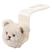 カーシートフック カーフック 後部座席用 カー用品 カーアクセサリー 単品 1個 車用フック クマ ウサギ かわいい もこもこ ヘッドレストフック 車載荷物掛け 車内収納 簡単設置