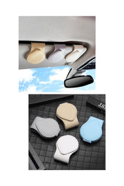 サングラスクリップ 単品 1個 サングラスホルダー 磁石 マグネット 車用 カー用品 車載用 カーアクセサリー 収納 挟む 眼鏡 サングラス めがね メガネ 簡単装着 カード 駐車券 シンプル 便利 スタイリッシュ
