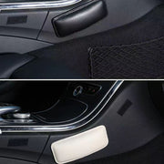 レッグクッション クッションパッド 車用品 カー用品 車内 内装 ニーパット フェイクレザー レザー調 負担軽減 膝 肘 汚れ防止 傷防止 無地 単色 ブラック ベージュ シンプル 便利