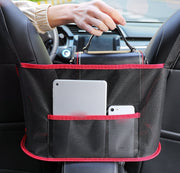 車用収納ポケット 車載 車内収納 カーアクセサリー メッシュポケット かばん収納 小物収納 後部座席 シンプル