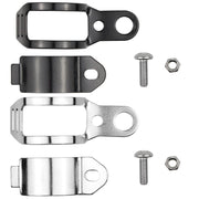 ヘッドライトステー 単品 1個 バイク用品 ウインカーステー ヘッドライトブラケット ヘッドライトホルダー 取付ボルト付き 金属製 後付け バイクアクセサリー シンプル