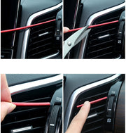 車用ルーバーモール 同色10個セット エアコン 吹き出し口 カー用品 内装パーツ 取り付け簡単 インテリアパネル カラフル 車内アクセサリー