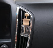 車用香水瓶 アロマディフューザー瓶 エアコン吹き出し口用 カー用品 車内 アクセサリー 芳香剤ケース 容器 木蓋 空瓶 おしゃれ かわいい 差込み式