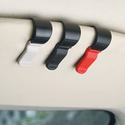 車用サングラスクリップ サングラスホルダー カー用品 メガネホルダー メガネクリップ 老眼鏡クリップ サンバイザー コンパクト 省スペース