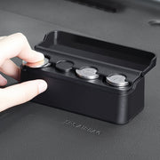 コイン収納ボックス 車用 コインホルダー コインケース 車載 自動車 オーガナイザー ポータブル 小銭入れ お釣り 蓋付き 整理 カー用品