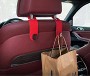 ヘッドレストフック シートフック 単品 車内用 フック カー用品 車内アクセサリー 車内収納用品 高級感 買い物袋 荷物 ゴミ袋 かばん