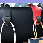ヘッドレストフック シートフック 単品 車内用 フック カー用品 車内アクセサリー 車内収納用品 高級感 買い物袋 荷物 ゴミ袋 かばん