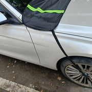 フロントガラスカバー 車用 反射材付き 車用品 落ち葉対策 ホコリ 埃 凍結防止 保護カバー 固定 ボンネット ワイパー