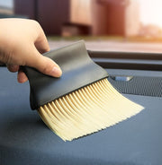 掃除ブラシ 車用品 カー用品 クリーニングブラシ 車内 清掃 隙間 ほこり取り 埃 ホコリ エアコン 吹き出し口 ドアポケット 水洗い可能 無地 ブラック イエロー 便利