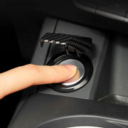 車用 スタートボタンカバー エンジンボタン 保護カバー リング スイッチ隠し 両面テープ カー用品 アクセサリー ドレスアップ 装飾 内装パーツ