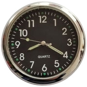 車内時計 ウォッチ アナログ コンパクト 車用 車載 電池式 小型 蓄光 光る 両面テープ 見やすい 秒針 車用品 カー用品