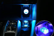 車用ルームランプ USB LEDライト イルミライト 小型 ドレスアップ 装飾 電飾 ネオン 内装パーツ 車内 カー用品 リチウム