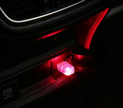 車用ルームランプ USB LEDライト イルミライト 小型 ドレスアップ 装飾 電飾 ネオン 内装パーツ 車内 カー用品 リチウム