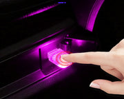 車用ルームランプ USB LEDライト イルミライト 小型 ドレスアップ 装飾 電飾 ネオン 内装パーツ 車内 カー用品 リチウム
