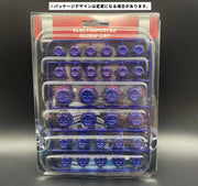 ナットカバー 30点セット ボルトキャップカバー ねじナットカバーキャップ バイク オートバイ 汎用 装飾 ドレスアップ カスタムパーツ サイズ豊富 お洒落 カスタマイズ イメチェン クール