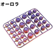 ナットカバー 30点セット ボルトキャップカバー ねじナットカバーキャップ バイク オートバイ 汎用 装飾 ドレスアップ カスタムパーツ サイズ豊富 お洒落 カスタマイズ イメチェン クール