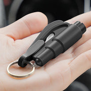 セーフティーハンマー 緊急ハンマー ガラスハンマー シートベルトカッター 2way 2in1 コンパクト キーホルダー型 脱出具 車用品 カー用品 自動車用 車内携帯品 安心グッズ 緊急脱出 ガラスを壊す 冠水対策 豪雨対策 防災用品 防災グッズ 災害対策 レスキュー