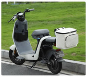 ヘルメット収納バッグ バイク用品 背もたれ 収納ボックス 小物収納 バッグ収納 盗難防止対策 防水 ジッパー 保管 荷物入れ ヘルメット入れ バイクアクセサリー オートバイ 電動スクーター シンプル