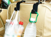 シートフック 10個セット カーフック 車載 手荷物ホルダー 荷物掛け ハンガー 簡単取付け 後部座席用 車内整頓 ヘッドレストに設置 カー用品 車用品