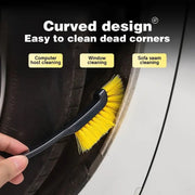 洗車ブラシ ホイールブラシ タイヤブラシ 単品 1本 柄付き カー用品 洗車用品 スティックタイプ 自動車 バイク 掃除 清掃 コンパクト スタイリッシュ スリム 細目